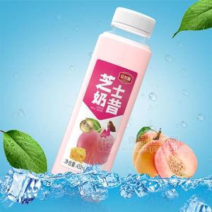 蜜桃味芝士奶昔乳飲料招商450ml