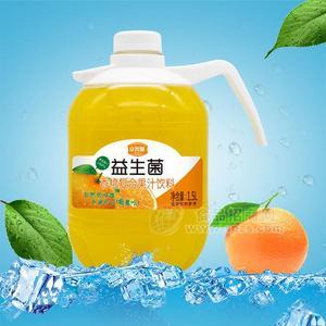 益生菌香橙復(fù)合果汁飲料招商1.5L