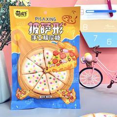 萌孩子披萨形手工棉花糖糖果招商90g