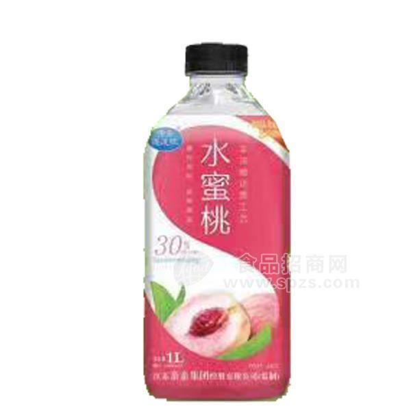 ·水蜜桃果汁饮料瓶装招商1L 