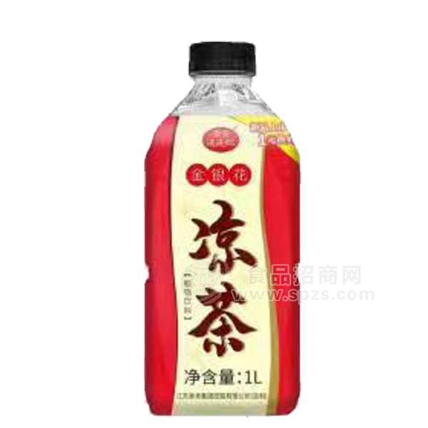 ·金银花凉茶饮料瓶装招商1L 