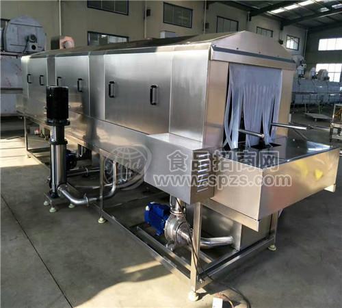 垃圾筐清洗消毒机 塑料筐清洗杀菌机设备