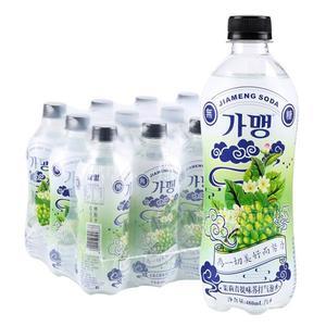 茉莉青提味苏打气泡水无糖瓶装招商480ml