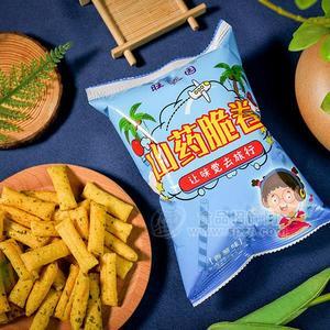 旺遂园香葱味山药脆卷一元膨化食品招商
