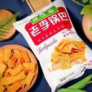 旺遂园香辣牛肉味老李锅巴两元膨化食品招商