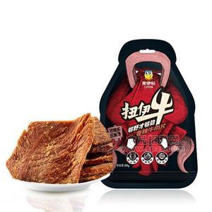 来伊份扭伊牛香辣牛肉片68g