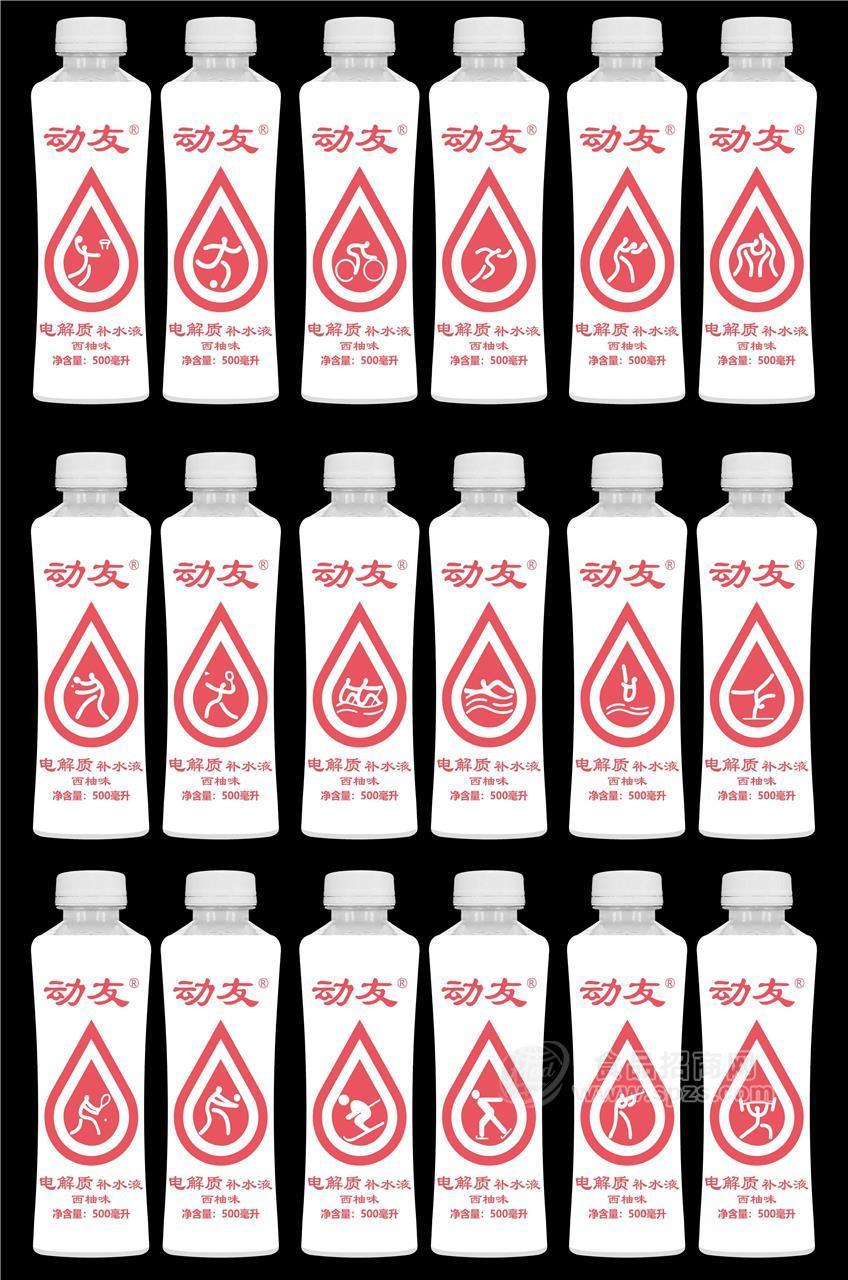·动友 电解质补水液 西柚味 500ml 