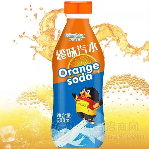 艾瑞达橙味汽水风味饮料招商288ml