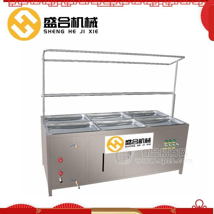 成都不銹鋼腐竹油皮機(jī) 自動腐竹機(jī)生產(chǎn)視頻