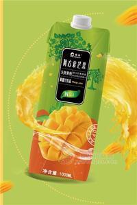 果洽阿方索芒果汁1000ml果蔬汁饮品