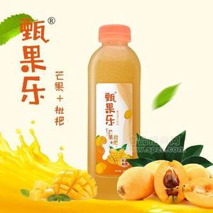 甄果樂 芒果+枇杷 復(fù)合果汁飲料  500ml