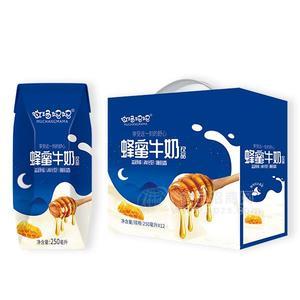 牧场妈妈蜂蜜牛奶招商饮品250ml蜂蜜牛奶