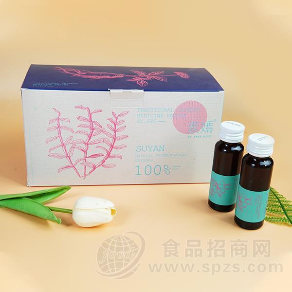 素嫣晚安草本植物酸枣仁酵素原液招商
