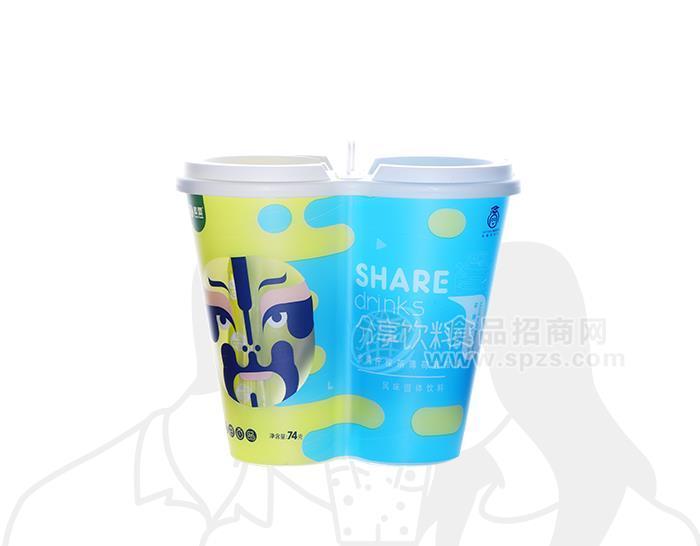 金桔檸檬+薄荷柑橘 分享奶茶