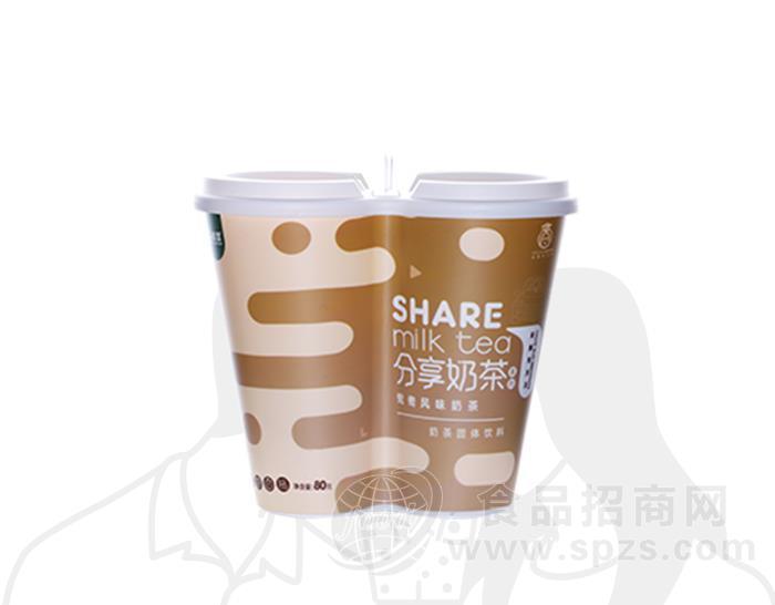 阿萨姆奶茶+碳烧咖啡 分享奶茶 港式鸳鸯奶茶
