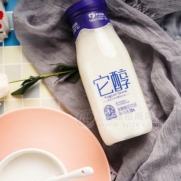 ·心意添餐饮它醇发酵酸奶饮品招商320ml 