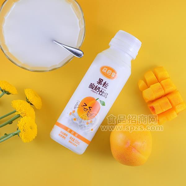 ·益启享果粒酸奶饮品黄桃味招商310ml 