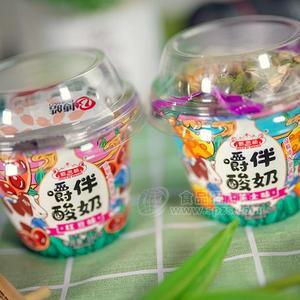 甄思畅嚼伴酸奶轻食代餐小谷粒搅拌酸奶招商160g