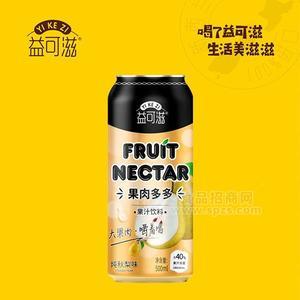 益可滋燉秋梨味果肉果汁招商果汁飲品500ml