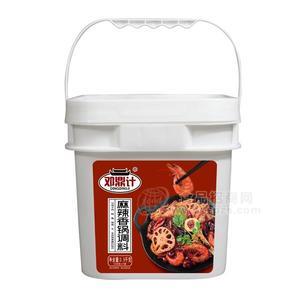 鄧鼎計麻辣香鍋調(diào)料調(diào)味醬桶裝招商醬類餐飲3.5kg