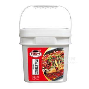邓鼎计麻辣味万州烤鱼调料调味酱桶装招商酱类餐饮3.5kg