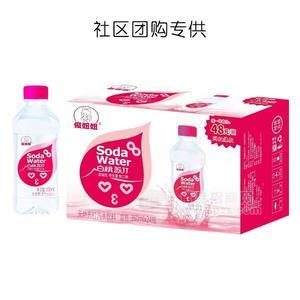 俊妞妞白桃蘇打天然蘇打汽水飲料招商350mlX24瓶