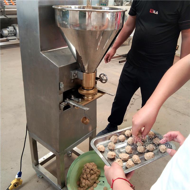 做丸子的机器 油炸丸子机