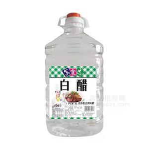 美食杰白醋液體復合調味料招商5L