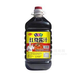 美食杰红烧酱汁液体复合调味料招商5L