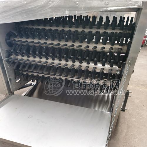 家禽七辊自动打毛机 鸡鸭鹅共用六轴脱羽机
