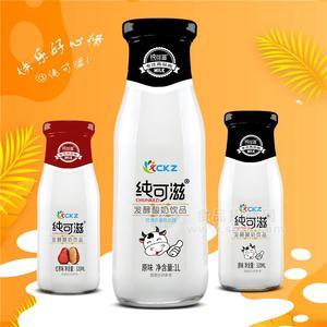 純可滋芒果酸奶玻璃瓶乳品320ml