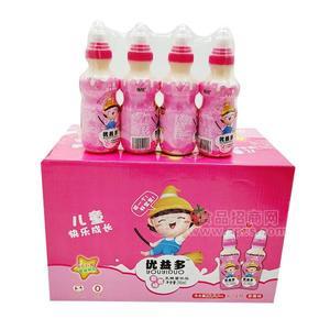 優(yōu)益多草莓味乳酸菌飲品乳飲料200mlx24瓶