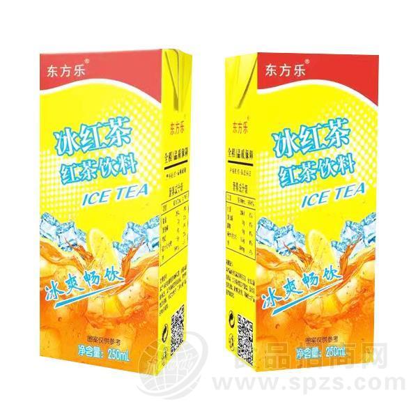 东方乐冰红茶饮料风味饮品250ml