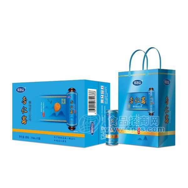 完达山杏仁露植物蛋白饮品，中秋节礼盒，春节礼盒，240mlX20罐