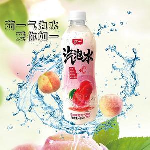 茹一汽泡水白桃味蘇打氣泡水汽水480ml