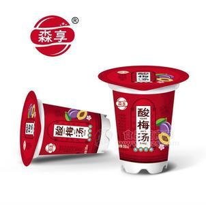 淼享酸梅汤果味饮料杯装招商350ml