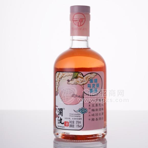 澜汍蜜桃乌龙茶露酒