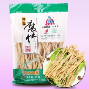 土家愛黃豆豆制品方便食品腐竹干鮮調(diào)味品招商家庭實(shí)惠裝600g