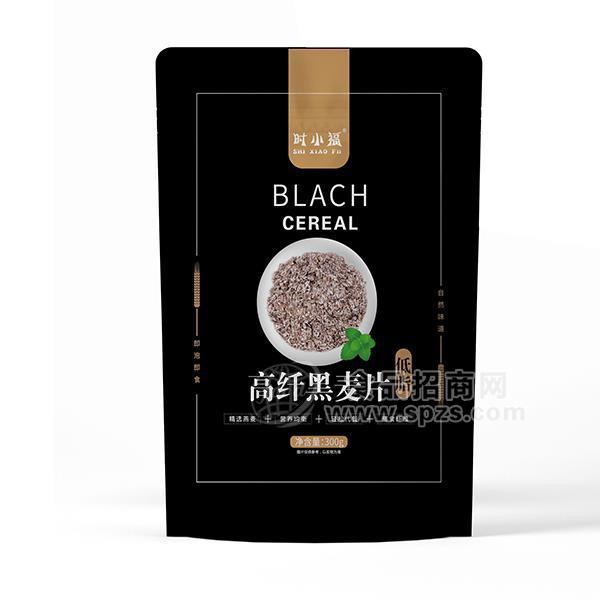 ·时小福高纤黑麦片冲调食品300g 