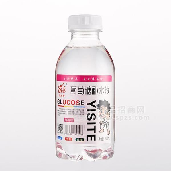 依思特葡萄糖補水液蜜桃味果味飲料450ml