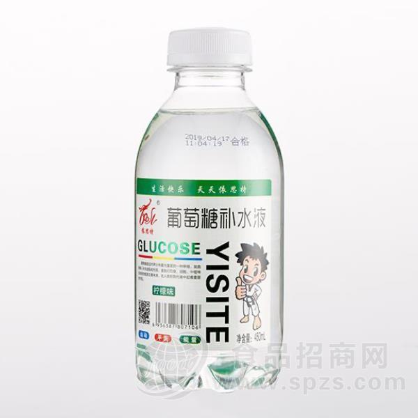 依思特葡萄糖补水液柠檬味果味饮料450ml