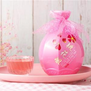 依思特八棱菱形瓶花果酒桃花酿桂花酿青梅酿玫瑰酿375ml