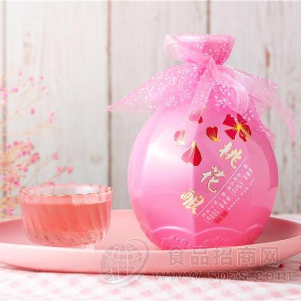 依思特八棱菱形瓶花果酒桃花酿桂花酿青梅酿玫瑰酿375ml