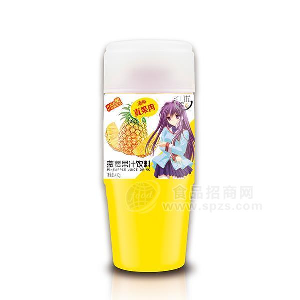 ·菠萝果肉果汁饮料招商430ml 