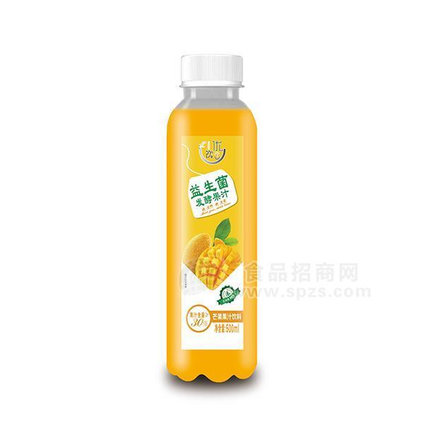 ·益生菌发酵芒果果汁饮料招商500ml 