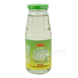 王老吉金銀花植物飲料玻璃瓶340ml金銀花飲料