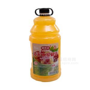 味優(yōu)滋冷榨水蜜桃汁果汁飲料2.5L