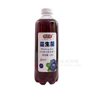 味優(yōu)滋益生菌發(fā)酵藍莓汁果汁飲料1.25L