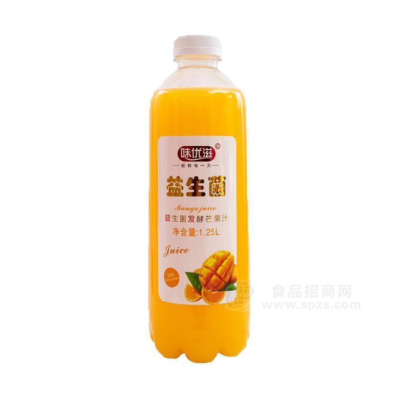 味优滋益生菌发酵芒果汁果汁饮料1.25L