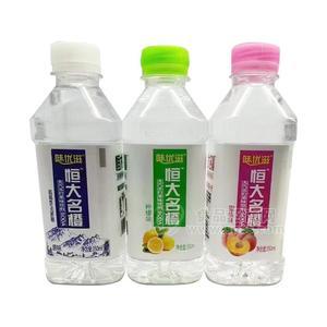 味優(yōu)滋原味檸檬味蜜桃味無汽蘇打果味飲料蘇打水350ml